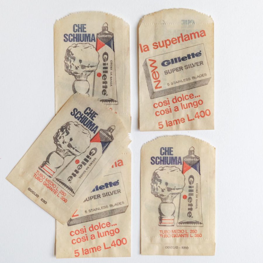 Vintage Gillette pouches