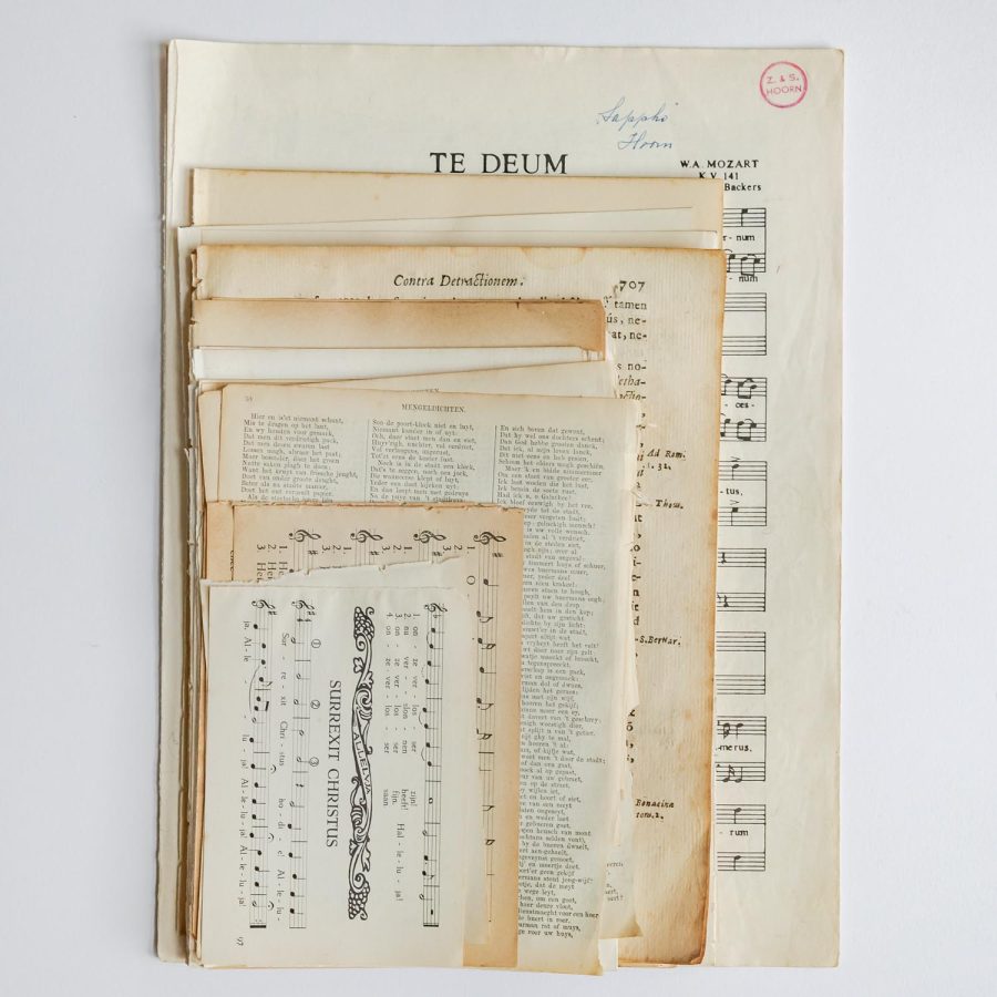 Vintage book page bundle