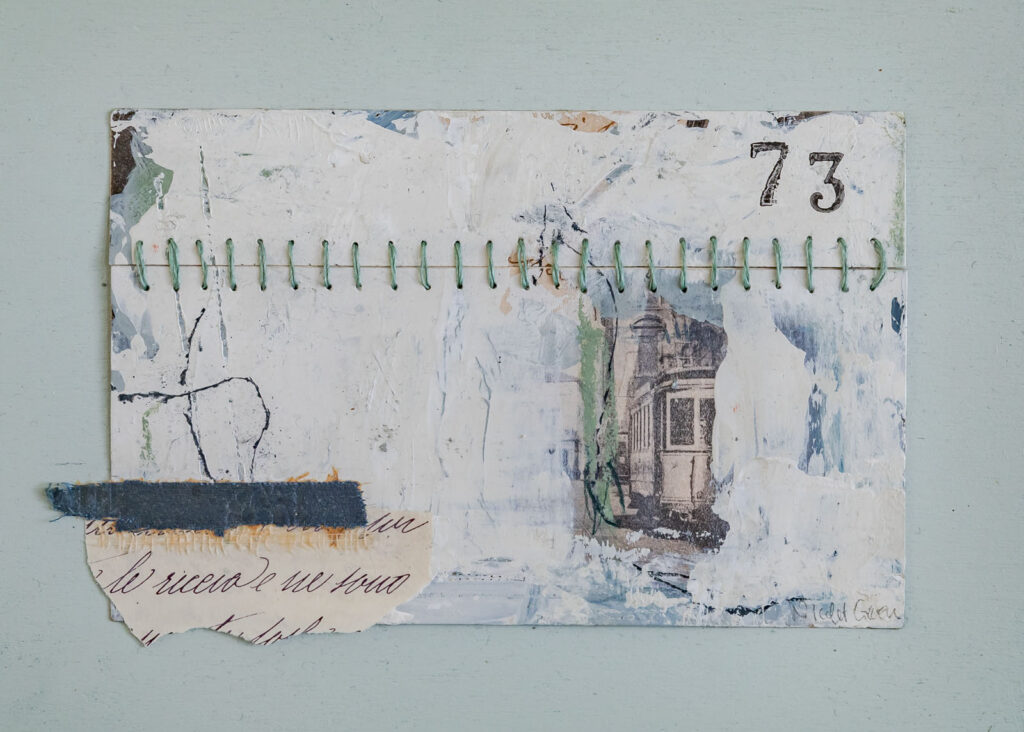 Vintage Italian Postcard 73 - Mixed Media Art