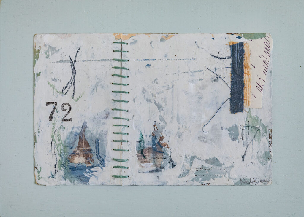 Vintage Italian Postcard 72 - Mixed Media Art