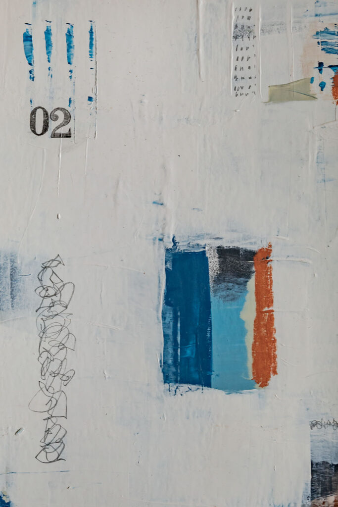 Window to Winter 02 - Mixed Media art